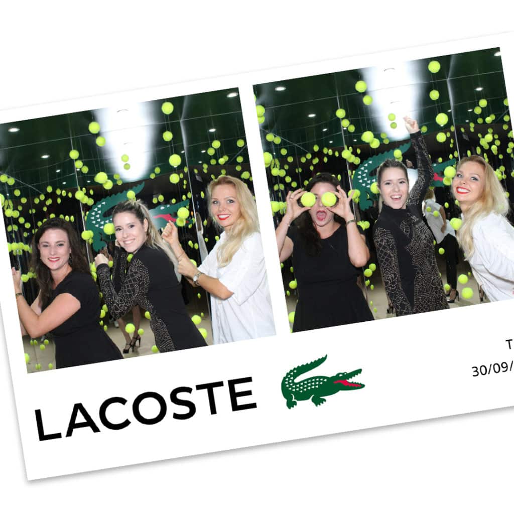 Photobooth Cannes pour Lacoste