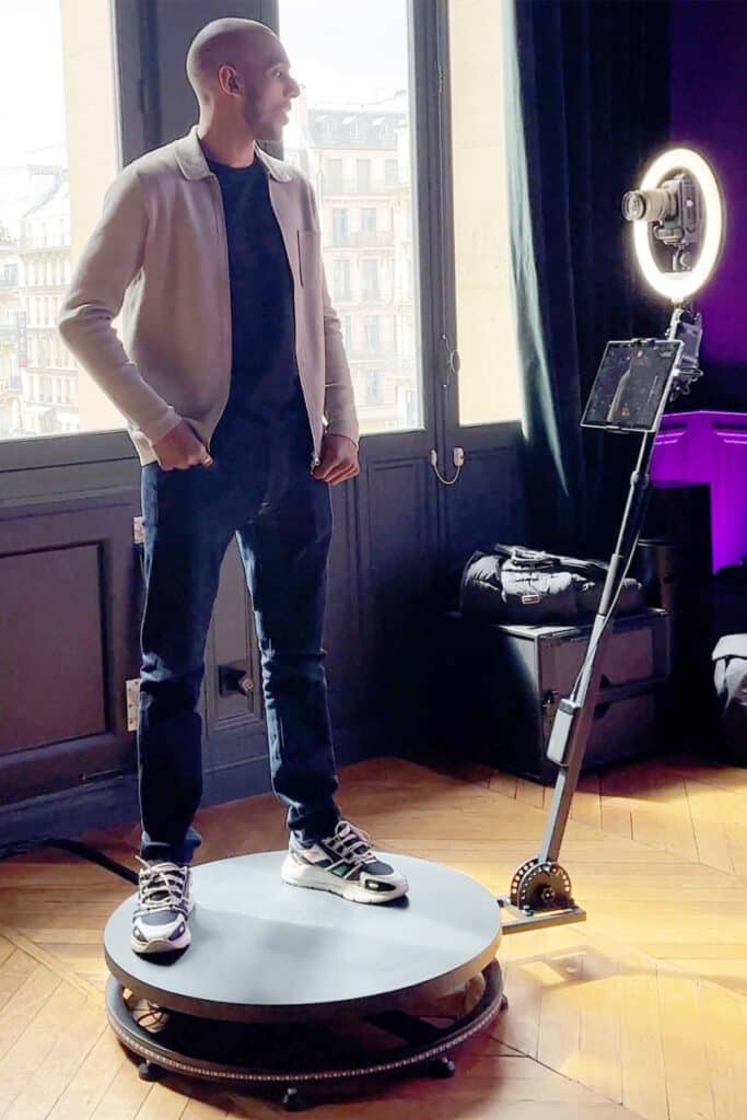 Animation vidéo immersive Spinner 360 Paris