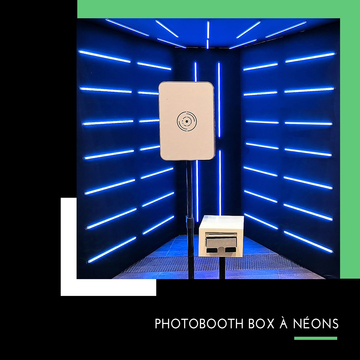 photobooth box néons