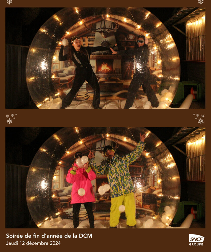 photobooth boule de neige