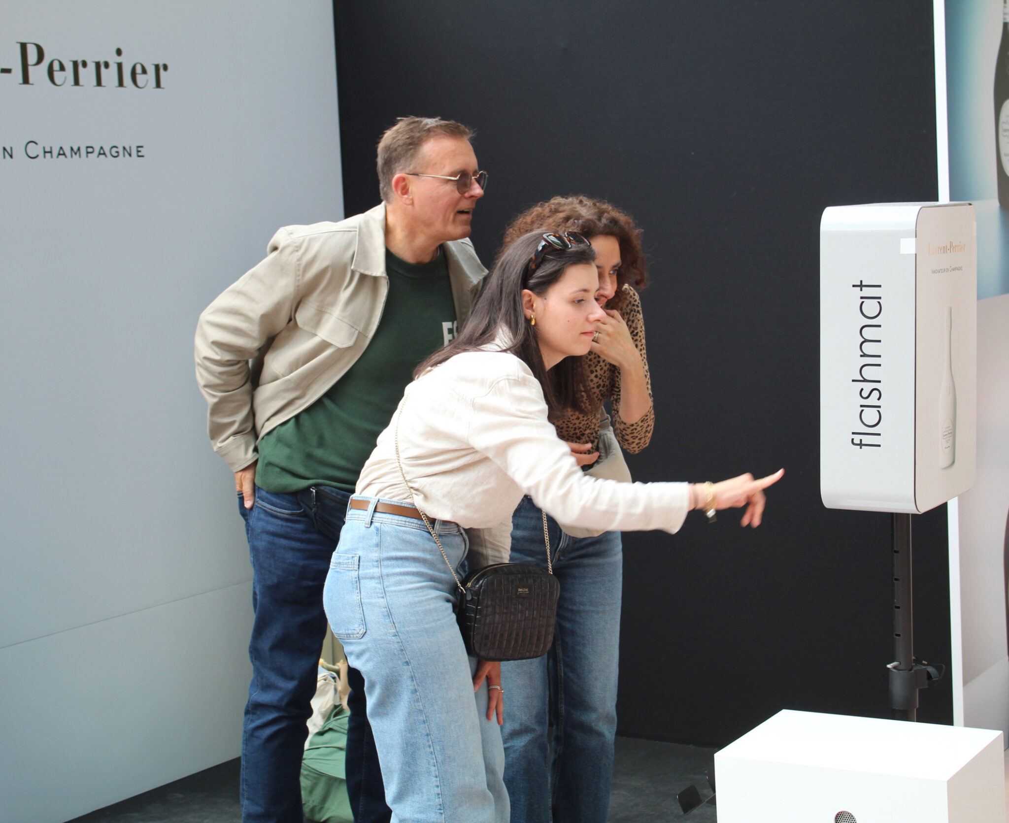 animation photobooth pour laurent perrier