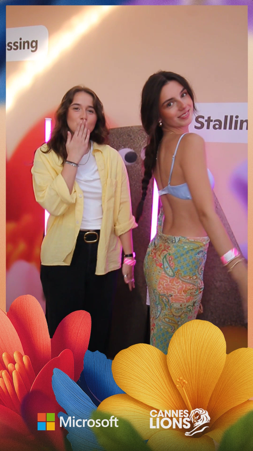 un glambot à cannes