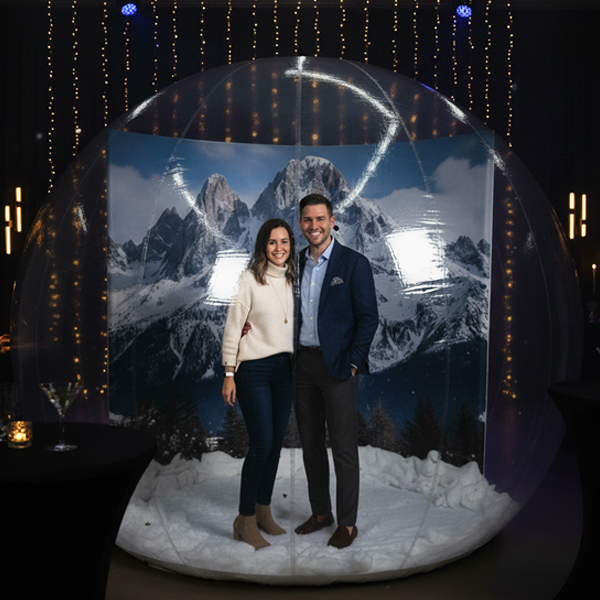 boule de neige gonflable