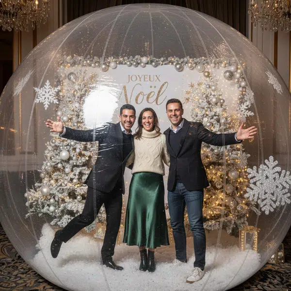 location boule gonflable photobooth