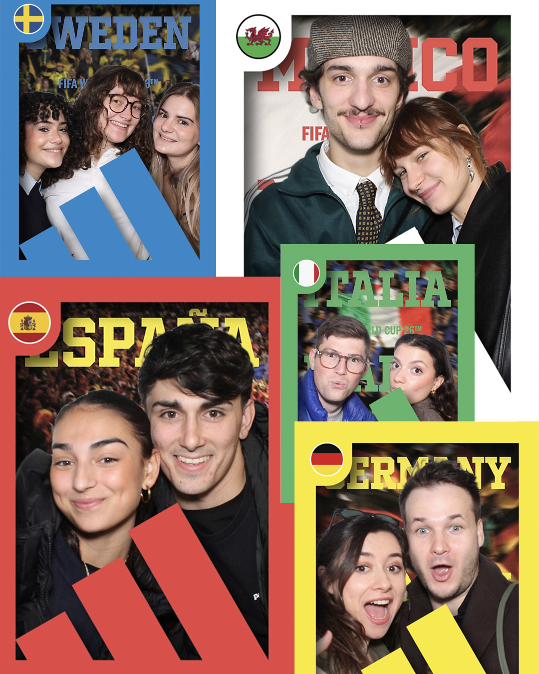 animation photobooth stickers partis