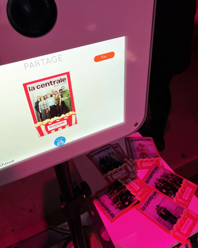 Animation photobooth corporate lors de la soirée interne de La Centrale
