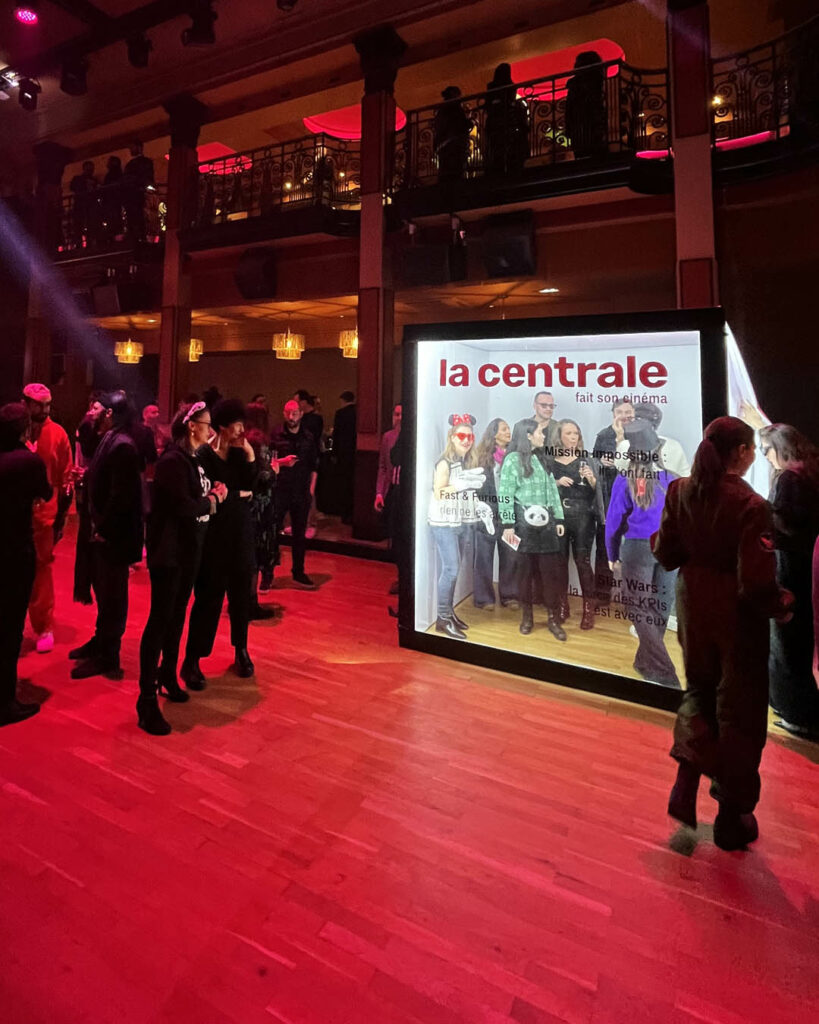 Cabine magazine photobooth événementiel entreprise